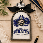 Fernandina Beach Pirates Car Charm/Door Hanger G487