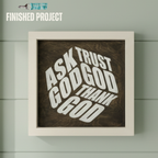 Ask Trust Thank SQUARE Design G307