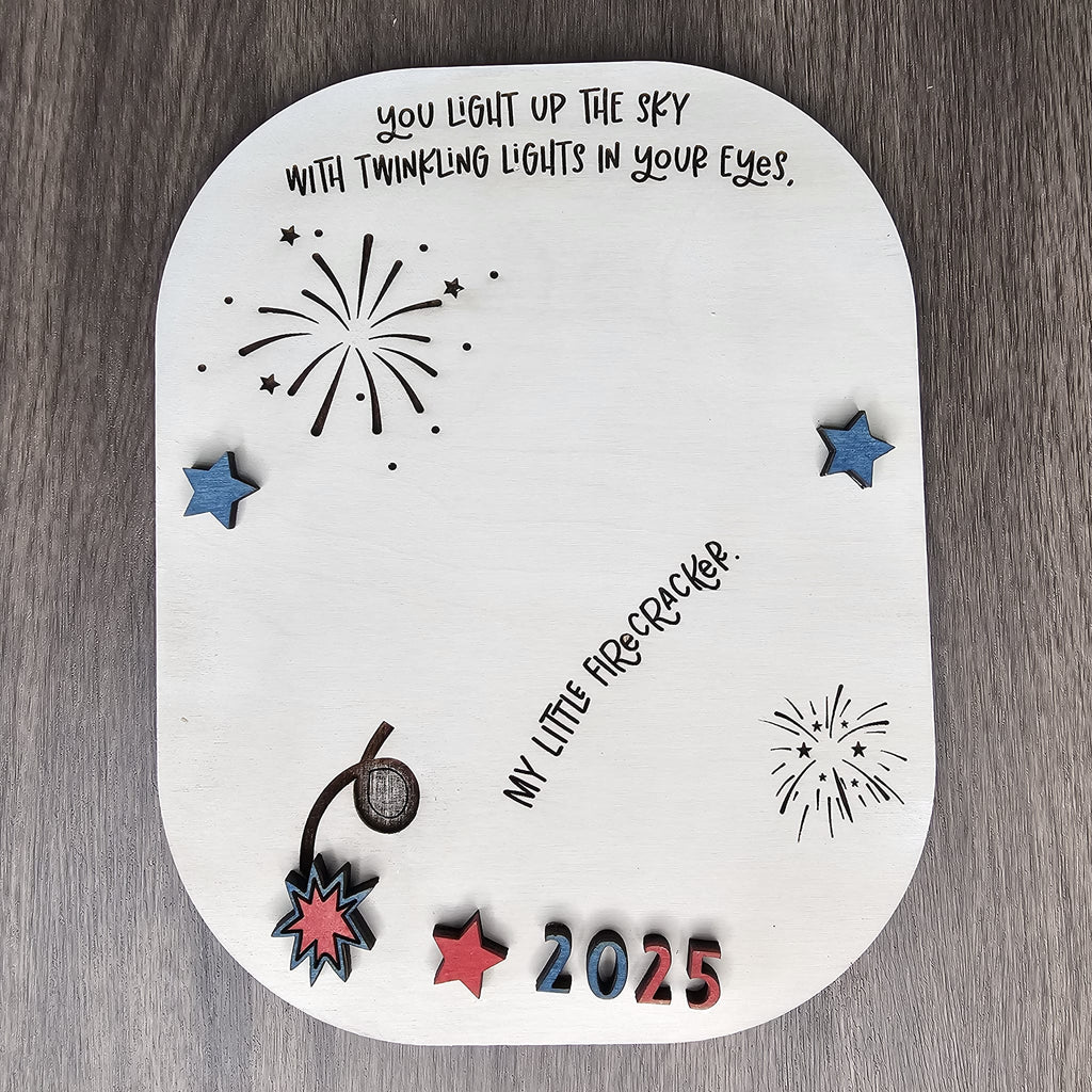 Firecracker Footprint 3D LASER PROJECT - P014100