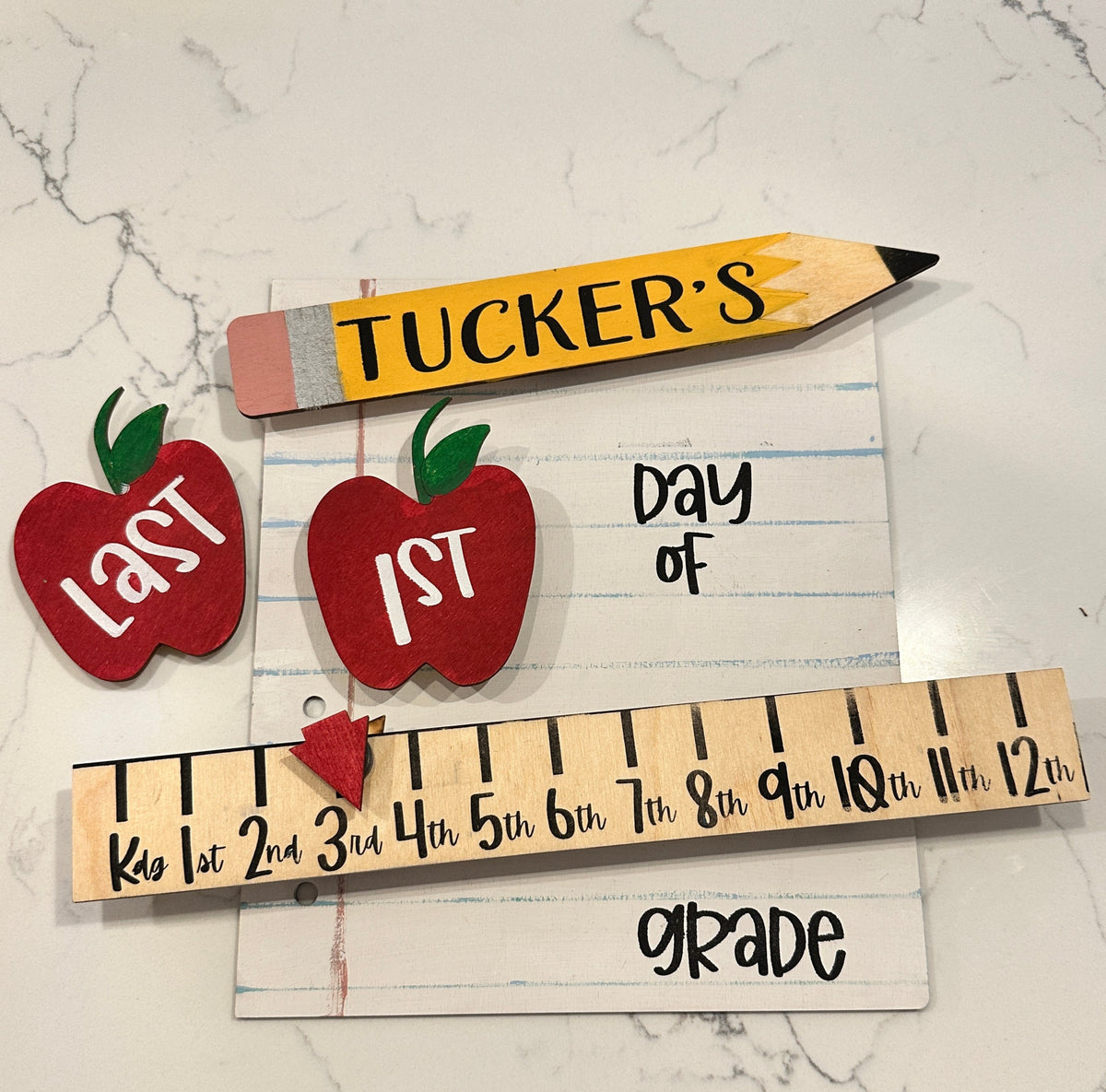 First, 100, Last Day of School with Interchangeable Pencils P02856