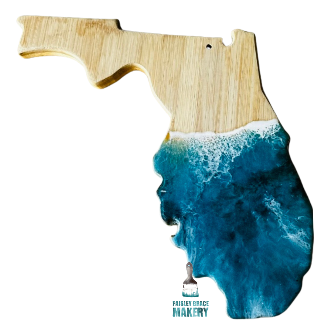 Florida Cutting Board Epoxy Workshop Choice