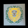 Folk Art Lion SQUARE - P014213