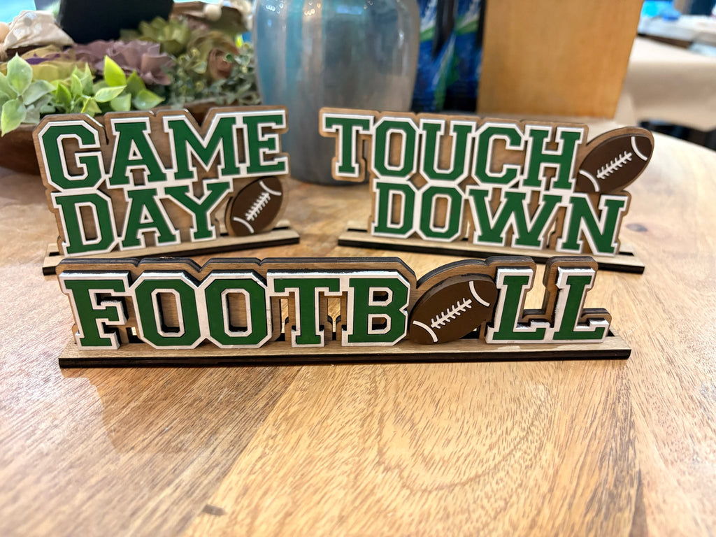 Football Game Day Trio 3D LASER PROJECT G0663