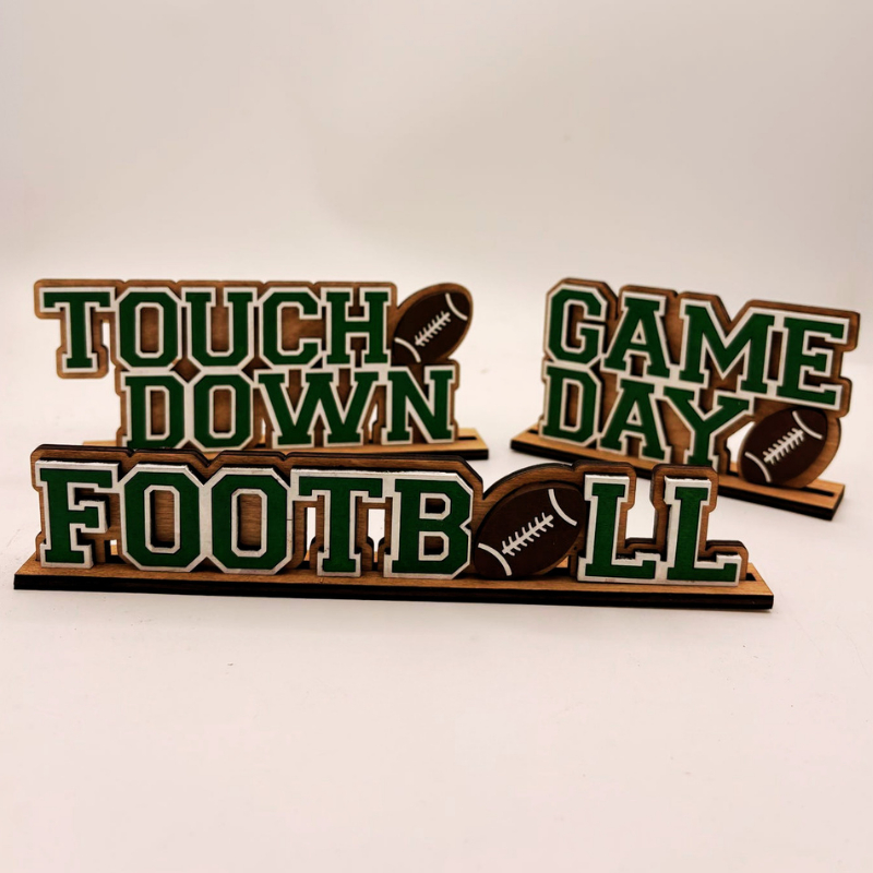 Football Game Day Trio 3D LASER PROJECT G0663
