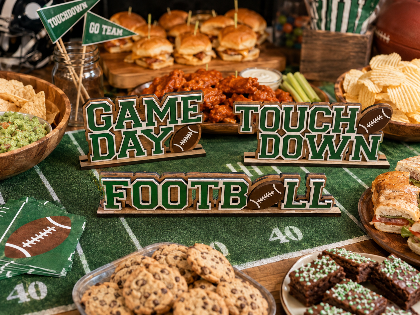 Football Game Day Trio 3D LASER PROJECT G0663