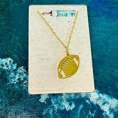 Football Necklace 
