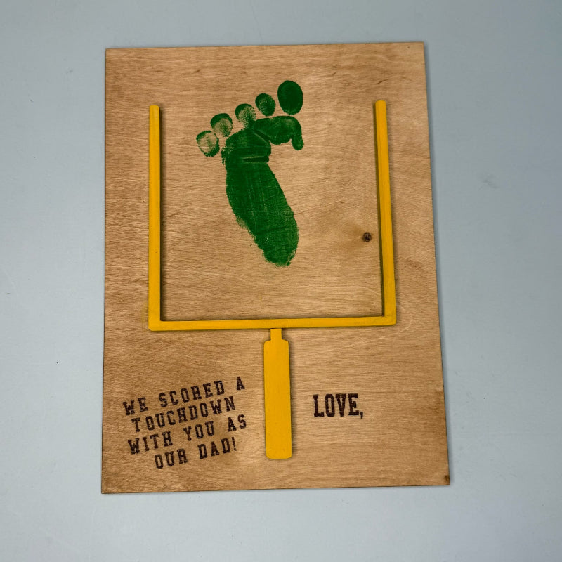 Football Footprint 3D LASER PROJECT - P014121