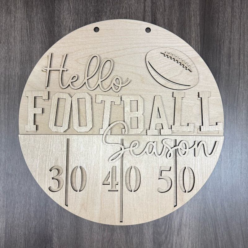 Football Season 3D DOOR HANGER - P014226