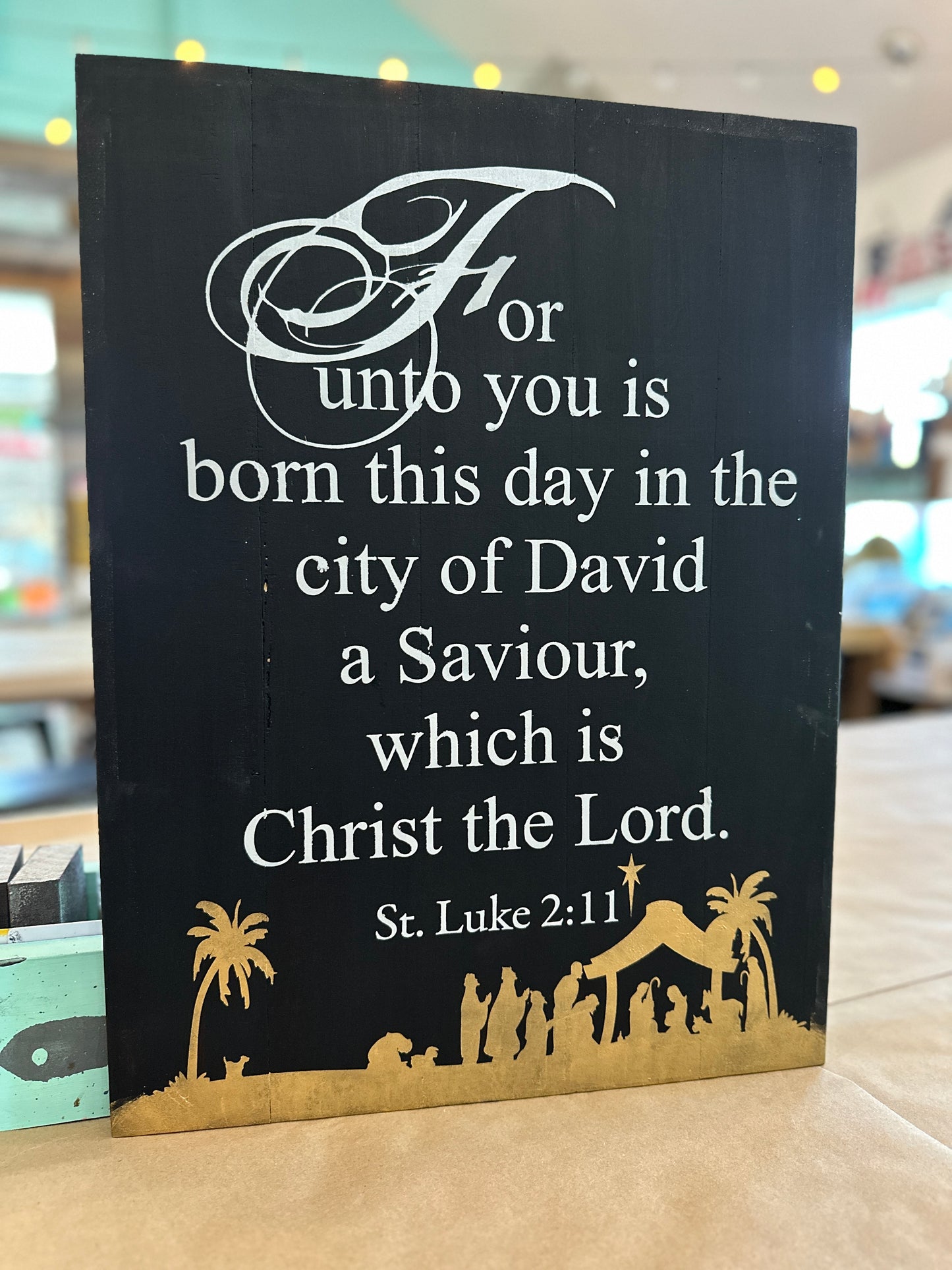 For unto you is born this day in the city of David  SIGNATURE DESIGN P03138