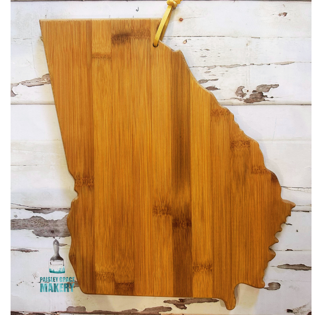 Georgia Cutting Board Epoxy Workshop Choice P03849