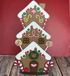 Ginger Bread House 3 story 3D LASER PROJECT - G142