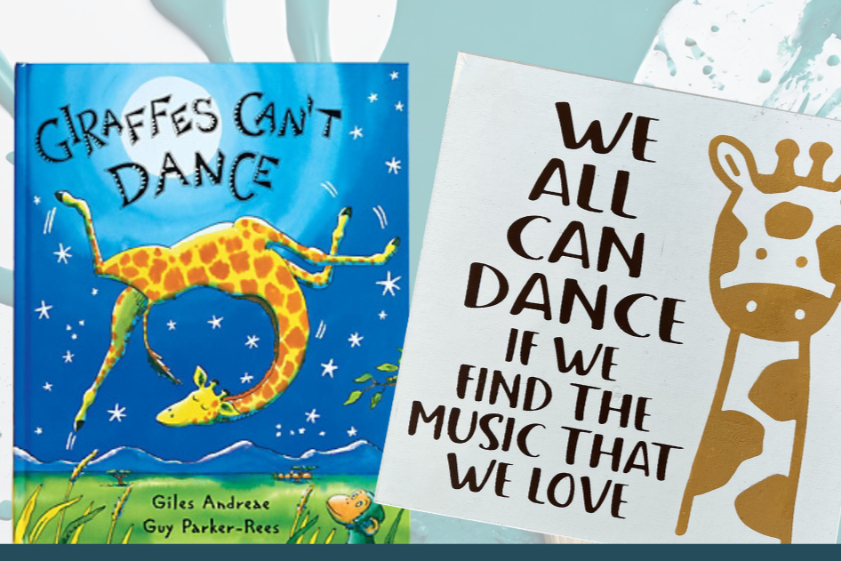 We All Can Dance Giraffe Mini Design P13130
