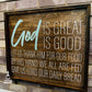 God is Great God is Good Signature Design P0487