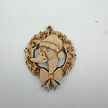 Goose in Santa Hat Wreath Ornament G0798