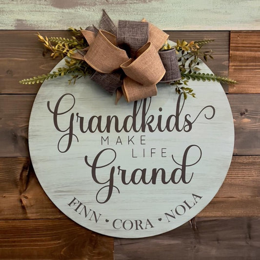 Grandkids Make Life Grand Personalized P0792