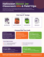 Halloween Mason Jar Field Trip or Classroom Kit