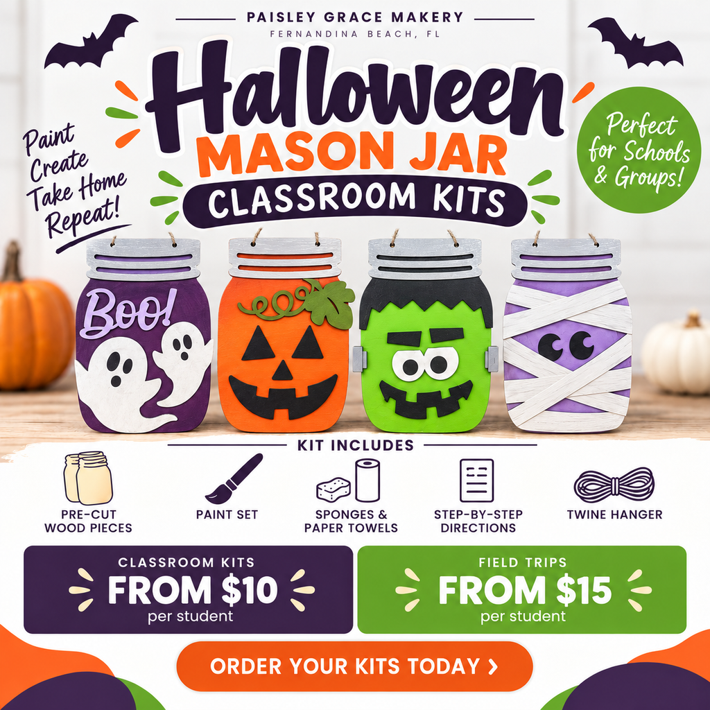 Halloween Mason Jar Field Trip or Classroom Kit