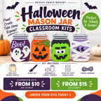 Halloween Mason Jar Field Trip or Classroom Kit