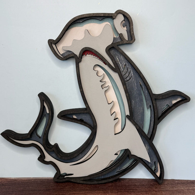 Hammerhead Shark 3D LASER PROJECT - P014194