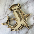 Hammerhead Shark 3D LASER PROJECT - P014194