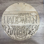 Happy Halloween Witches 3D DOOR HANGER - G05