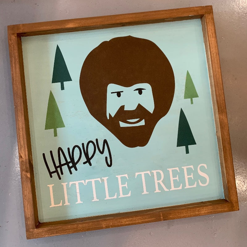 Happy Little Trees Bob Ross MINI DESIGN P0418