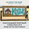 He Is Risen Shelf Stand Sign Insert P2141