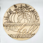 Hello Fall 3D DOOR HANGER G0647