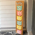 Hello Spring Tulip 3D Plank Design P03597
