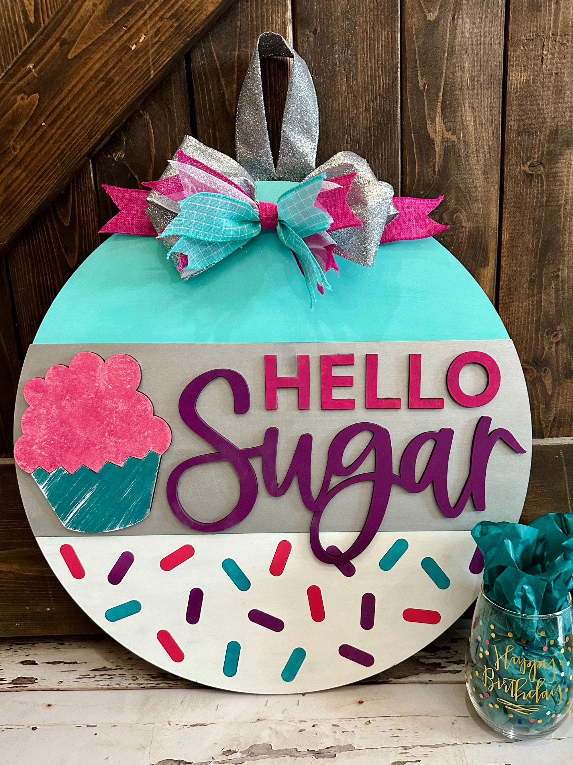 Hello Sugar Door Hanger Design P03537