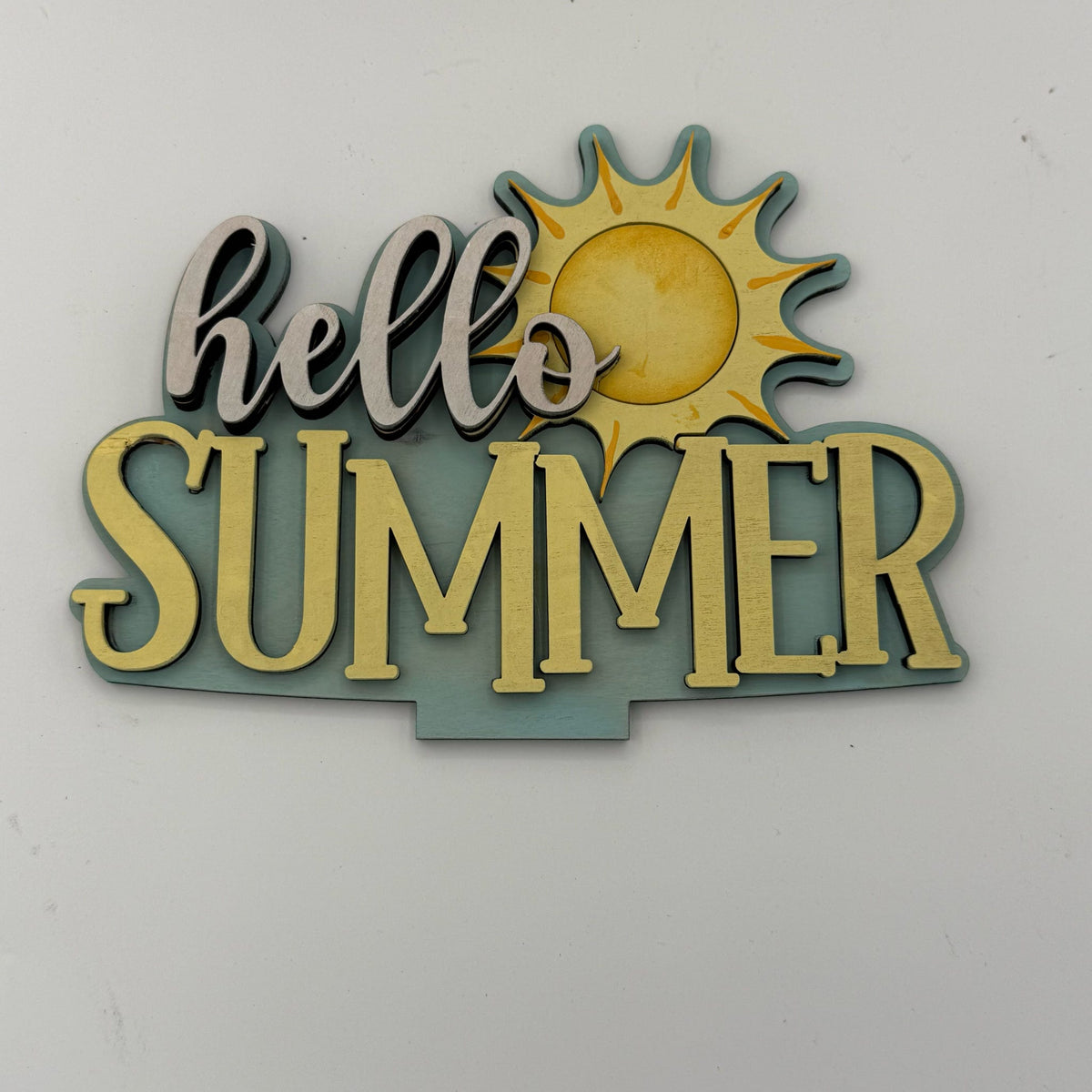 Hello Summer Basket Changeable 3D LASER PROJECT- G0570