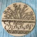 Hello Summer Wildflower 3D DOOR HANGER -P014158
