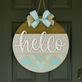 Hello Quilt 3D DOOR HANGER - P014195