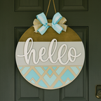 Hello Quilt 3D DOOR HANGER - P014195