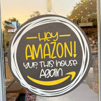 Hey Amazon! Yup, This House Again 3D DOOR HANGER G0643