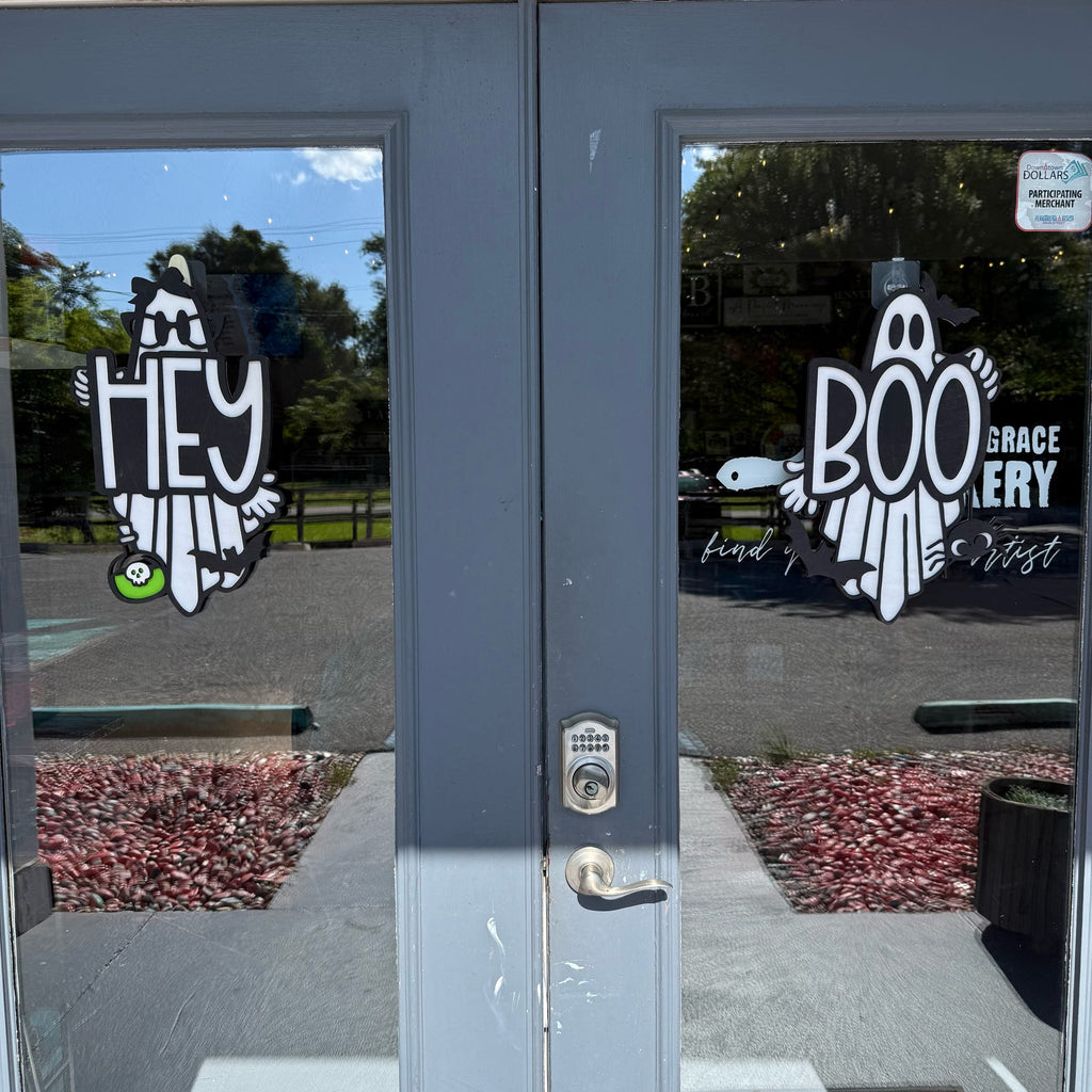 Hey & Boo Ghost 3D DOOR HANGER (Single or Set) G0658