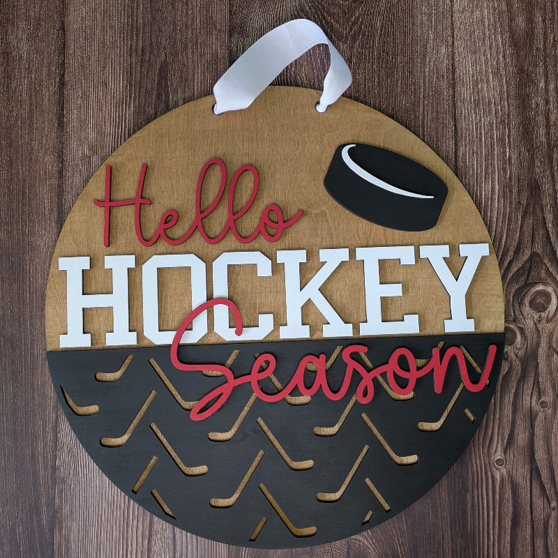 Hockey Season 3D DOOR HANGER - P014229
