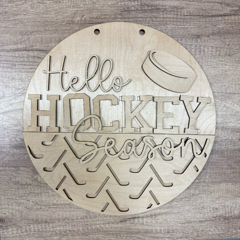 Hockey Season 3D DOOR HANGER - P014229