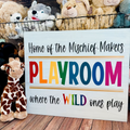 Home of the Mischief Makers Playroom SIGNATURE DESIGN P03530