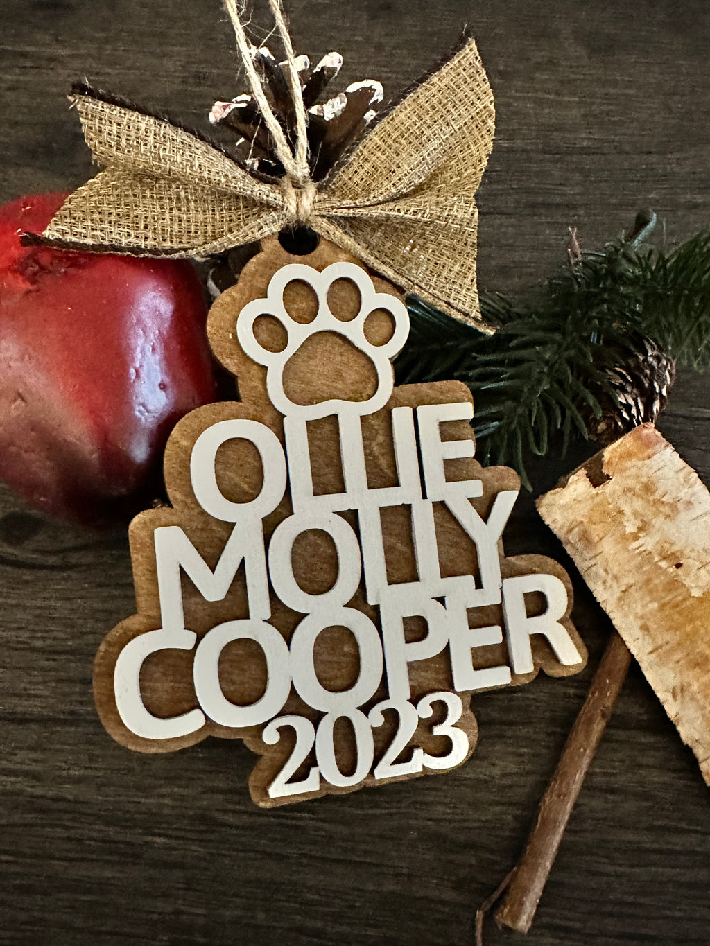 Personalized Tree of Names Ornament