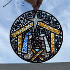 Create Your Own SeaGlass Sun Catcher Nativity- G146