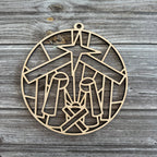 Create Your Own SeaGlass Sun Catcher Nativity- G146