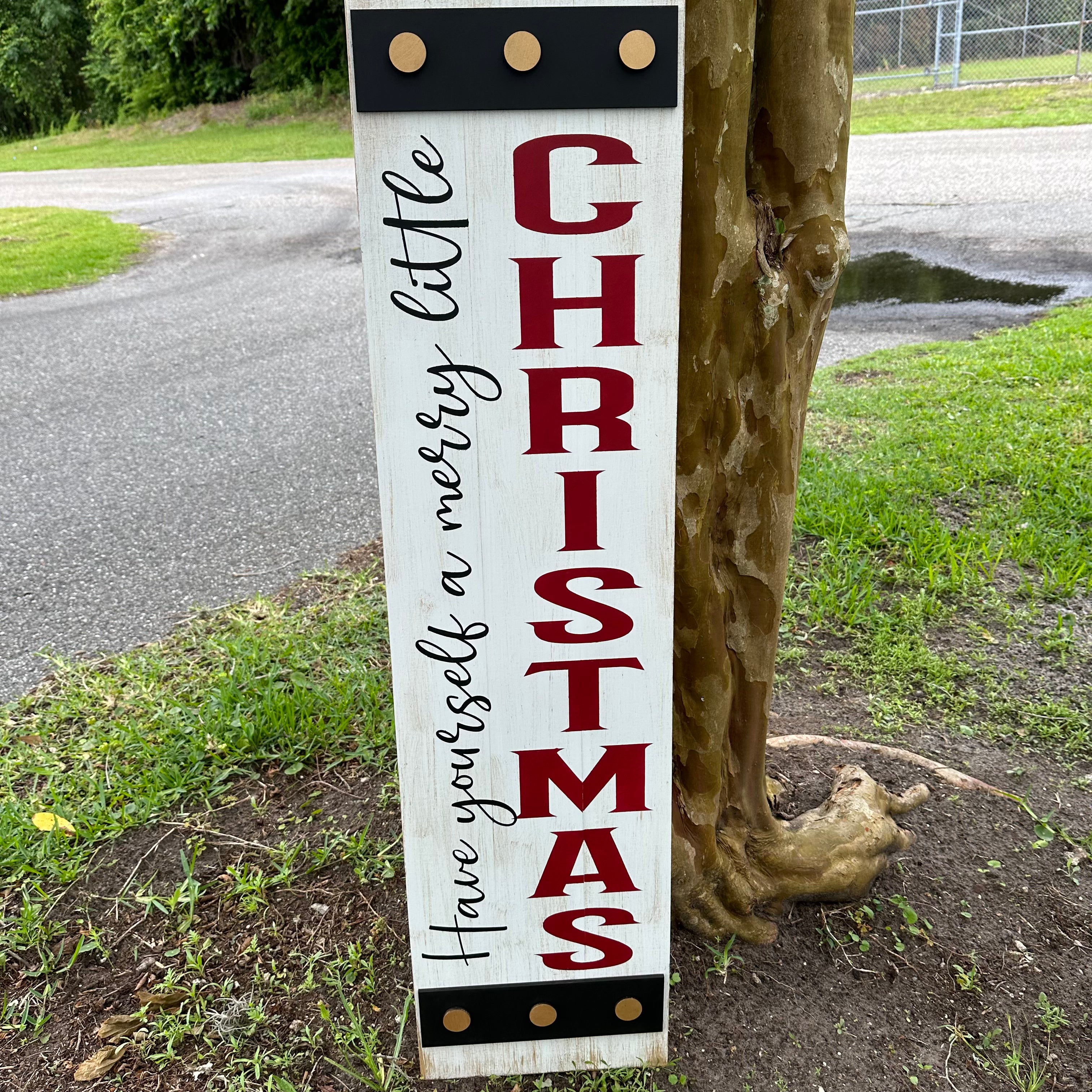 Have Yourself A Merry Little Christmas Plank Design P02700