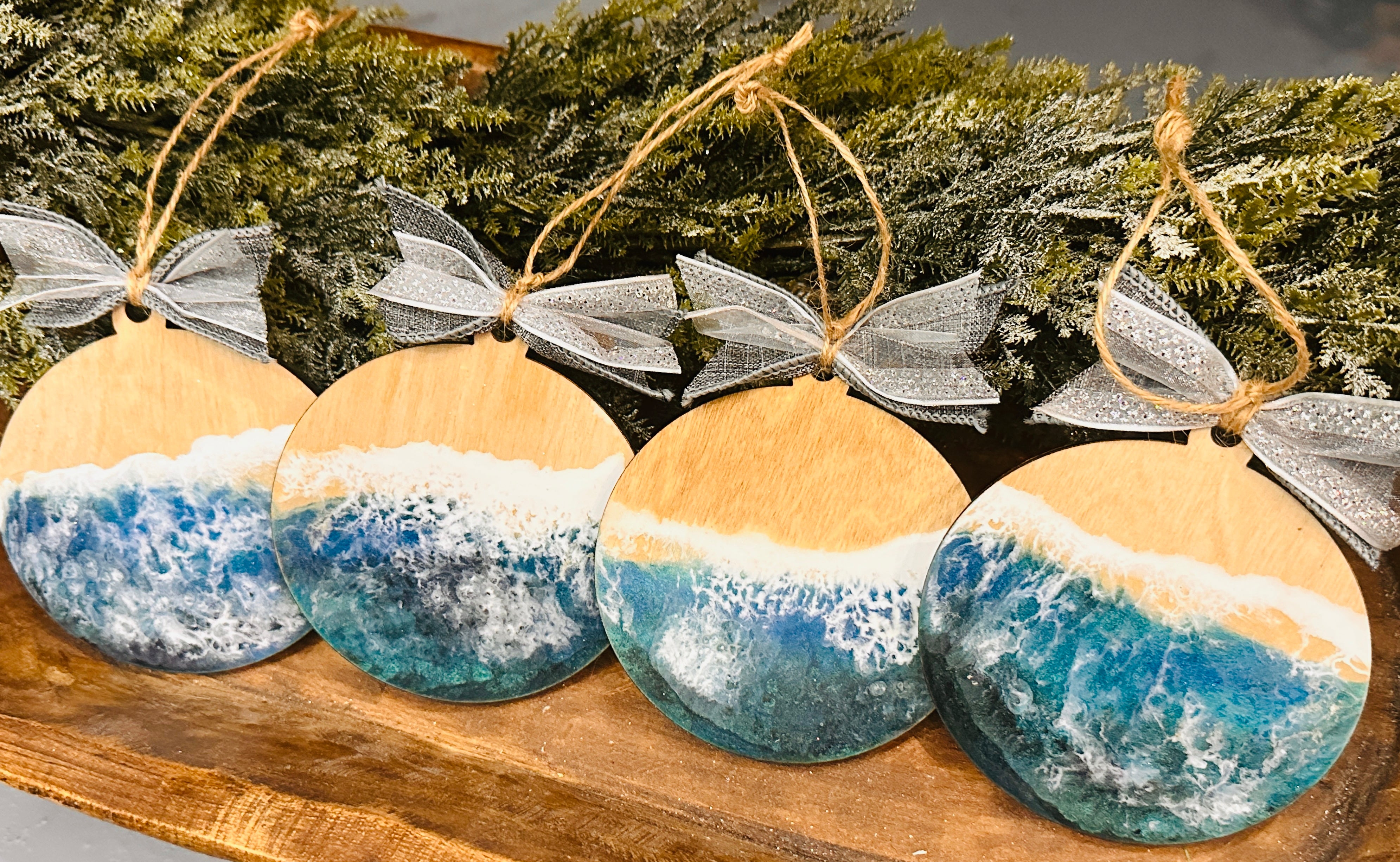 Epoxy Ornament 4 pack Workshop Choice