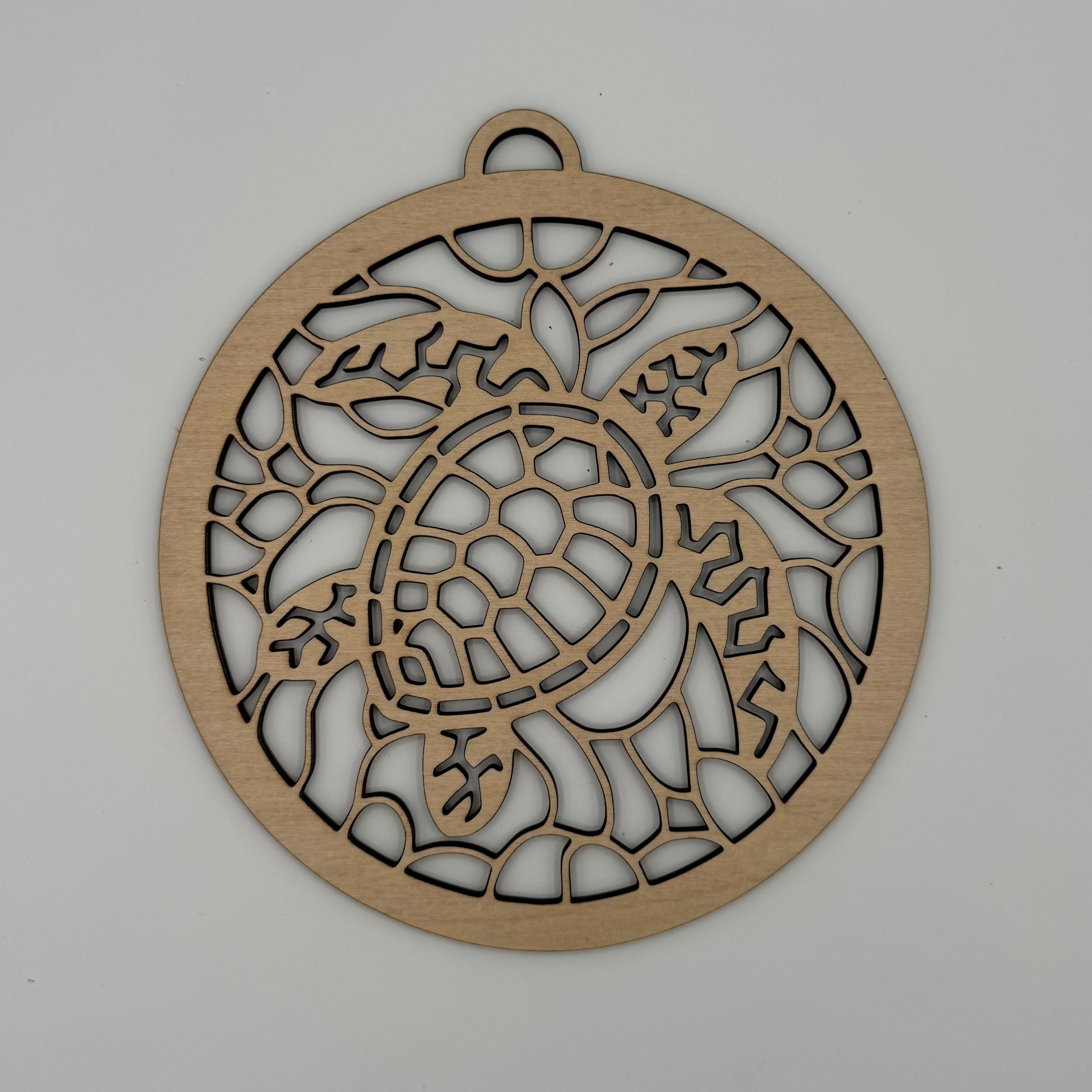 SeaGlass Sun Catcher Turtle - P014212