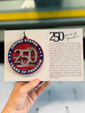 250 Years of Freedom Keepsake Ornament and Plaque