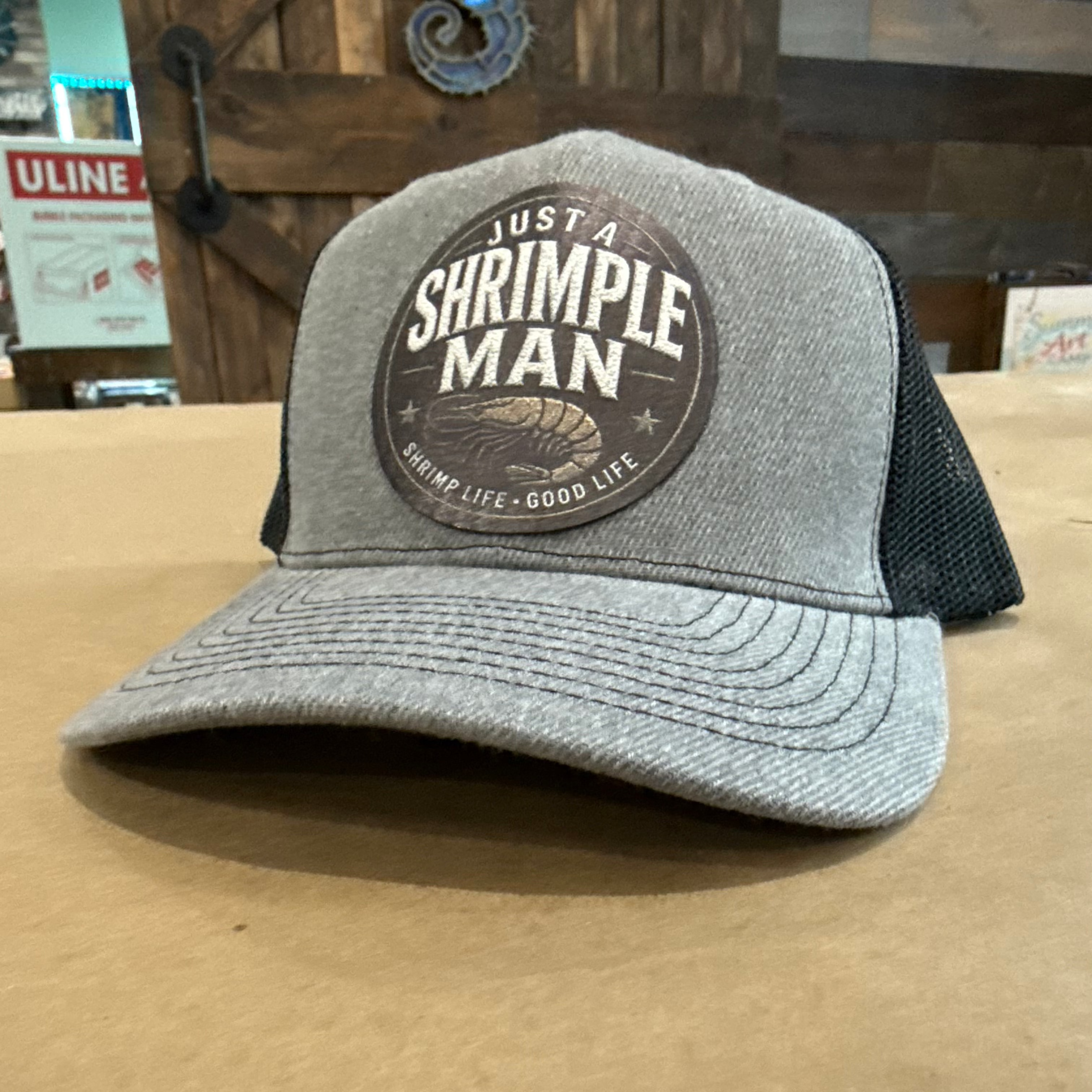 Just a Shrimple Man Trucker Hat – Coastal Shrimp Festival Hat | Fernandina Beach Florida Cap