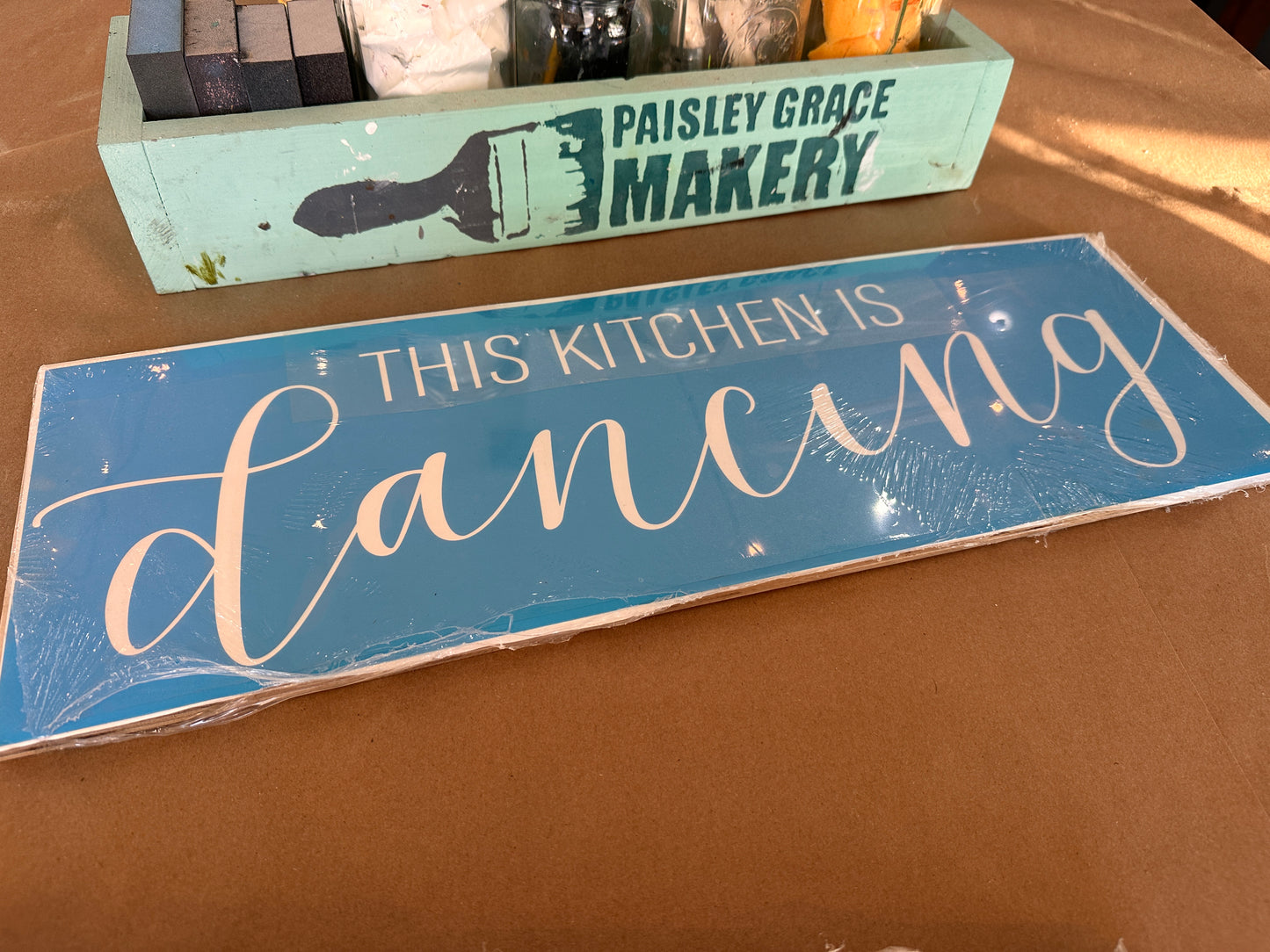 WC This Kitchen Is For Dancing 8x24" (Board & Stencil Only- No Kit/No Paint)