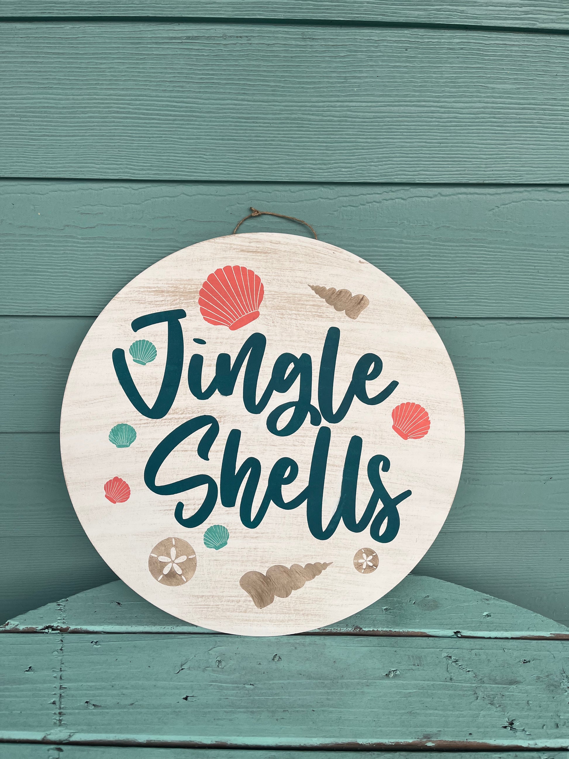 Jingle shells ROUND design P03002 – Paisley Grace Makery