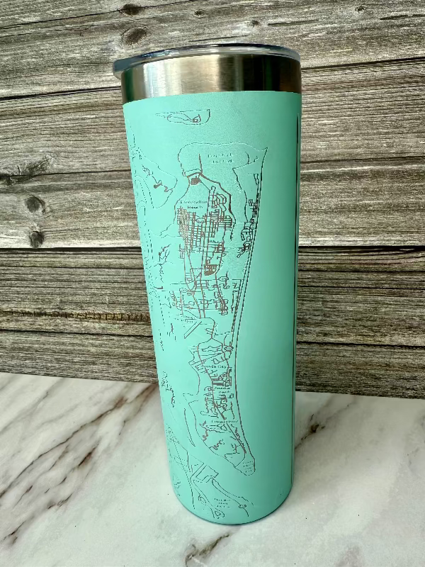 Full Wrap 20 oz Amelia Island Map